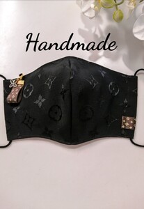 立体インナー ノーブランド モノグラム柄 ハンドメイド ブラウンチャーム付き