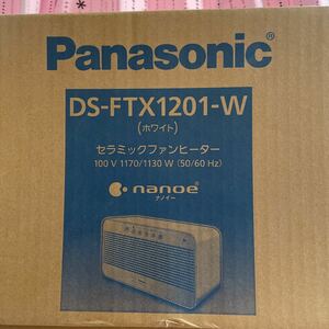 Panasonic セラミックファンヒーター DS-FTX1201-W ホワイト