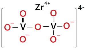 ピロバナジン酸ジルコニウム(IV) 98% 10g ZrV2O7 無機化合物標本 試薬 試料 zirconium(IV) vanadate