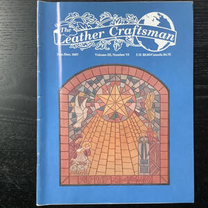 手芸本■ARTBOOK_OUTLET■O8-185★送料無料 レザークラフト雑誌 レザークラフツマン アメリカ 1987年 THE LEATHER CRAFTSMAN 入手困難