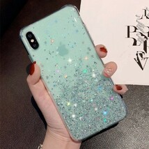 a304 iPhone グリッタースパンコールケース 動くたびに、キラキラ輝くおしゃれなiPhoneケース iPhone XS Max用_画像2