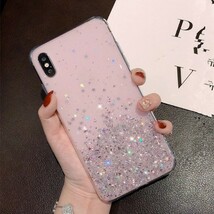 a304 iPhone グリッタースパンコールケース 動くたびに、キラキラ輝くおしゃれなiPhoneケース iPhone XS Max用_画像4