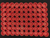 【送料込】ペットボトル キャップ 70個 コカコーラ 赤系 カラー 簡易洗浄_画像3