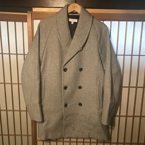 BEAUTY&YOUTH UNITED ARROWS アローズ　ロングショールカラー　ウールコート　グレー　灰　サイズM