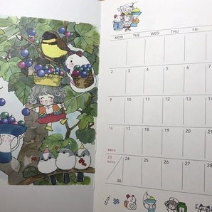 萩岩睦美の世界展 限定商品◆2019-2020 スケジュールブック◆北九州漫画ミュージアム◆展示会チラシ、モモマルくん非売品冊子付きの画像3