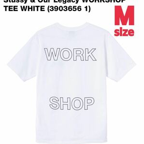 Stussy & Our Legacy WORKSHOP TEE WHITE Mサイズ ステューシー アワーレガシー ワークショップ Tシャツ MEDIUM