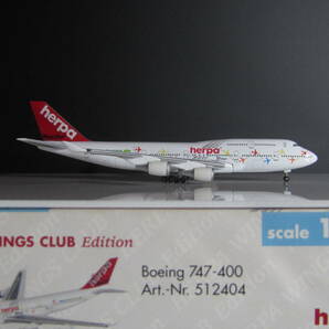 ◆HERPA WINGS CLUB Edition [NEW GENERATION MODEL 2001]◆Herpa Wings[512404]1:500◆Ｂ７４７－４００の画像1