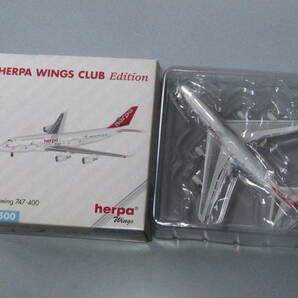 ◆HERPA WINGS CLUB Edition [NEW GENERATION MODEL 2001]◆Herpa Wings[512404]1:500◆Ｂ７４７－４００の画像3