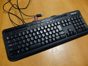 マイクロソフトMicrosoft Wired Keyboard 600 郵送\710