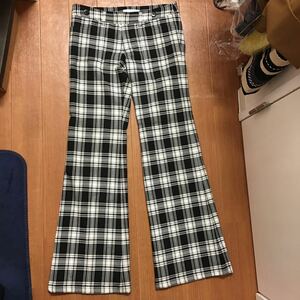 manics Manics check pattern pants size 1 made in Japan 