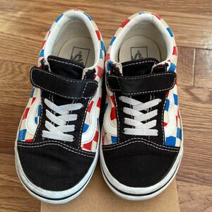 VANS チェッカーフラッグ　オールドスクール　19cm バンズ