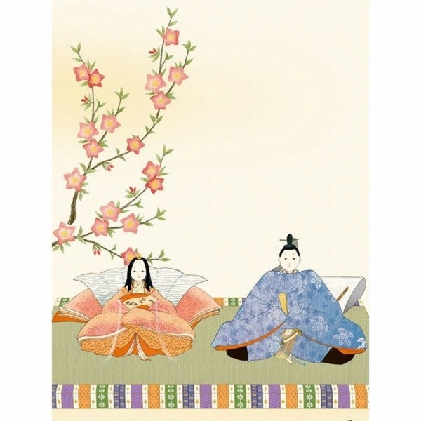 ◆New item Suihiro Toyama Dan Hina (Shaku Santachi) High Definition Craft Painting Hanging Scroll Hanging Scroll Figure Hina Doll Japanese Clothes Kimono Peach Festival [SAK-KZ2MF1-192], artwork, book, hanging scroll