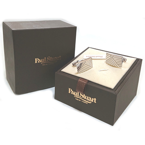 [psc1] новый товар Paul Stuart paul (pole) Stuart запонки кафф links разрезной дизайн 