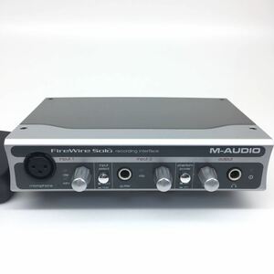 M-AUDIO Audio interface FireWire Solo ファイヤワイヤソロ オーディオ インターフェイス ☆ USED 通電確認済み ☆