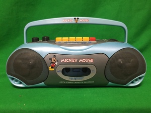 ラジカセ MICKY MOUSE DISNEY ジャンク品 ミッキーマウス ディズニーランド 中古品