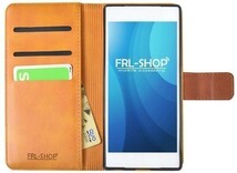 FRL-SHOP◆ Android One X5 Y!mobile ◆ アンドロイド ワン ◆レザー 手帳型 ケース カバー 手帳 F-28ca☆_画像2