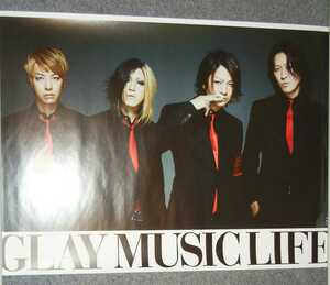 ◆ポスター◆GLAY／グレイ／１２／MUSIC LIFE