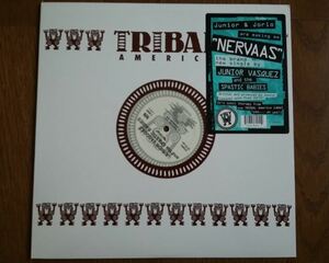 USMUS ★ 中古 LPレコード Junior Vasquez and the Spastic Babies : Nervaas 1994年 12インチ 美品 ハウス