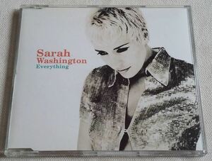 USMUS ★ 中古CD シングル Sarah Washington : Everything 1996年 美品 ハウス A&G, Wuidam, Mood II Swing, Mentor