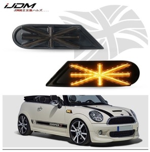 ★☆【大人気!!格安!!】 アンバーダイナロゴ LED ウインカー ライト フェンダー サイドマーカー ミニクーパー R55 R56 R57 R58 R59☆★