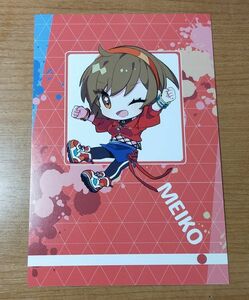 ** Hatsune Miku * Tokyo станция ограничение [ happy стойка ]2021 год версия открытка ( не продается ) MEIKO 02