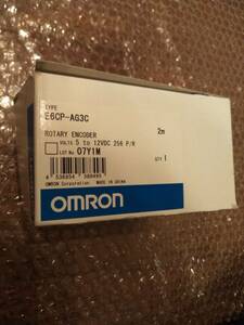 オムロン　ロータリーエンコーダ　E6CP-AG3C 5-12VDC 256P/R 2m　未使用品　取説無し　1台
