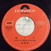 海援隊 / 贈る言葉 / 踊り子 / 7inch レコード / 1979 / 「3年B組 金八先生」主題歌 / 武田鉄矢 /_画像4