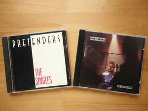 ●CD 美品 プリテンダーズ 米盤 PRETENDERS / THE SINGLES ＋ 独盤 PRETENDERS / THE ISLE OF VIEW ◎ クリッシー・ハインド 個人所蔵品 ●