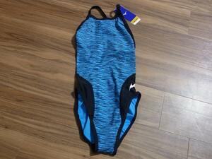 [40%OFF] Mizuno .. practice swimsuit Exa - suit M size N2MA9775 new goods prompt decision fluorescence blue color lady's light blue MIZUNO N2MA977522