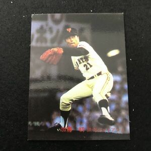 1982年　カルビー　プロ野球カード　82年　437番　巨人　加藤　　　【管理NO:3-37】