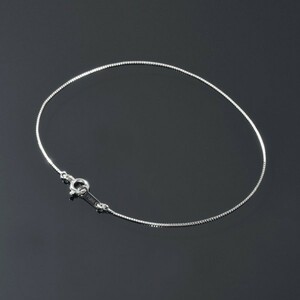 pt850 platinum 19cm bracele lady's Venetian chain anklet present gift 