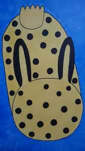 Art hand Auction B5 크기 원본 손으로 그린 삽화 그림 웃는 벨벳 바다 민달팽이, 만화, 애니메이션 상품, 손으로 그린 그림