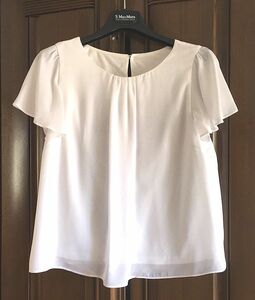  price decline *any SiSeni.s.s* Onward * flair * blouse * white * lining attaching *M size * ceremony OK* unused * free shipping 