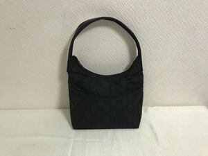 本物グッチGUCCI本革レザーGG柄ナイロンビジネスワンショルダーバッグハンドバック黒ブラックメンズレディース旅行トラベル