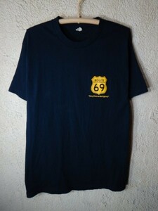 to2457　AAA　ALSTYLE　アルスタイル　メキシコ製　vintage　ビンテージ　ルート69　　ハイウェイ　パロディ　ロック　ユニーク　tシャツ