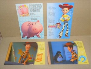 即決 送料込み トイ・ストーリー2 アニメ ポストカード4枚 TOY STORY 2 ディズニー Anime Pixar Post Card illustration Movie Postcard