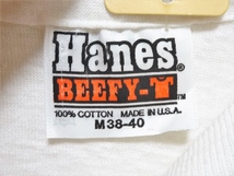 80’ｓ ビンテージ Eddie Hills エディヒル 半袖 Hanes Tシャツ TEXAN ドラッグボートレース 100％コットン M 白 USA製 両面プリント_画像3