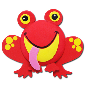 レッド フロッグ アンテナボール アンテナトッパー 車 目印 カスタム かわいい カエル 蛙 動物 アニマル 赤 アメ雑 定形外