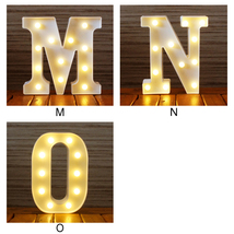 マーキーサイン アルファベット ( Q ) LED ライト ランプ 数字 記号 文字 電池式 照明 飾り 光 装飾 誕生日 結婚式 パーティー サプライズ_画像5