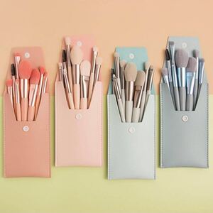 メイクブラシ8本化粧筆パウダーブラシチークブラシ アイシャドウブラシファンデーションブラシアイブロウブラシ リップブラシセット