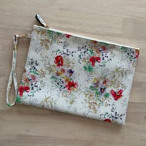 crayme クラッチバック フラワー