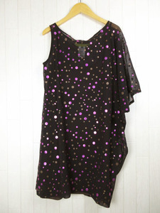  Le Ciel Bleu LE CIEL BLEU May.6 One-piece asimeto Lee see-through dot purple series S