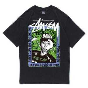 激レア！ 希少 コラボ tシャツ STUSSY 難波章浩T ステューシー AIRJAM 2011 ハイスタ Hi-standard NAMBA69 デッドストック AKIHIRO NAMBA L