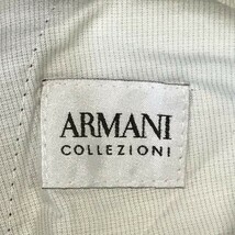 ARMANI COLLEZIONI★ウール/テーパードパンツ/スラックス【52/メンズL/グレー】アルマーニ◆BF416_画像4