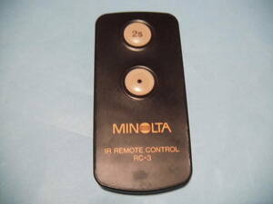 *___MINOLTA remote control body only (RC-3)___ Minolta remote control 