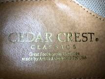 即決 CEDAR CREST CLASSICS セダークレスト メンズ 26cm レザー ストレートチップ 茶 ブラウン ビジネス カジュアル シューズ 革靴 中古_画像10