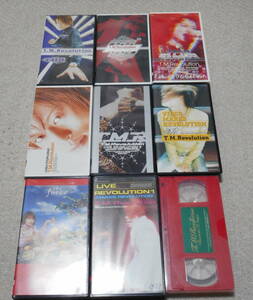 T.M.Revolution west river ..VHS video 9 point set, set sale 