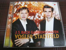 A#1260◆CD◆ バッハ ： ヴィオラ・ダ・ガンバ・ソナタ集 シュタットフェルト / フォーグラー Bach: Gamba Sonatas Vogler Stadtfeld_画像1