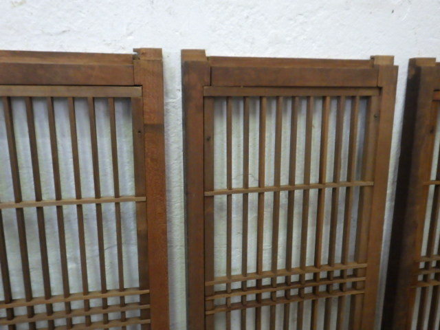 タS665◇【H56cm×W21cm】×4枚◇素敵な組子細工のレトロな書院戸◇建具