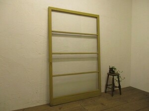 taV716*(2)[H176cm×W113cm]* car Be . taste ... old wooden glass door * old furniture fittings retro sliding door Vintage old Japanese-style house block shop L under 